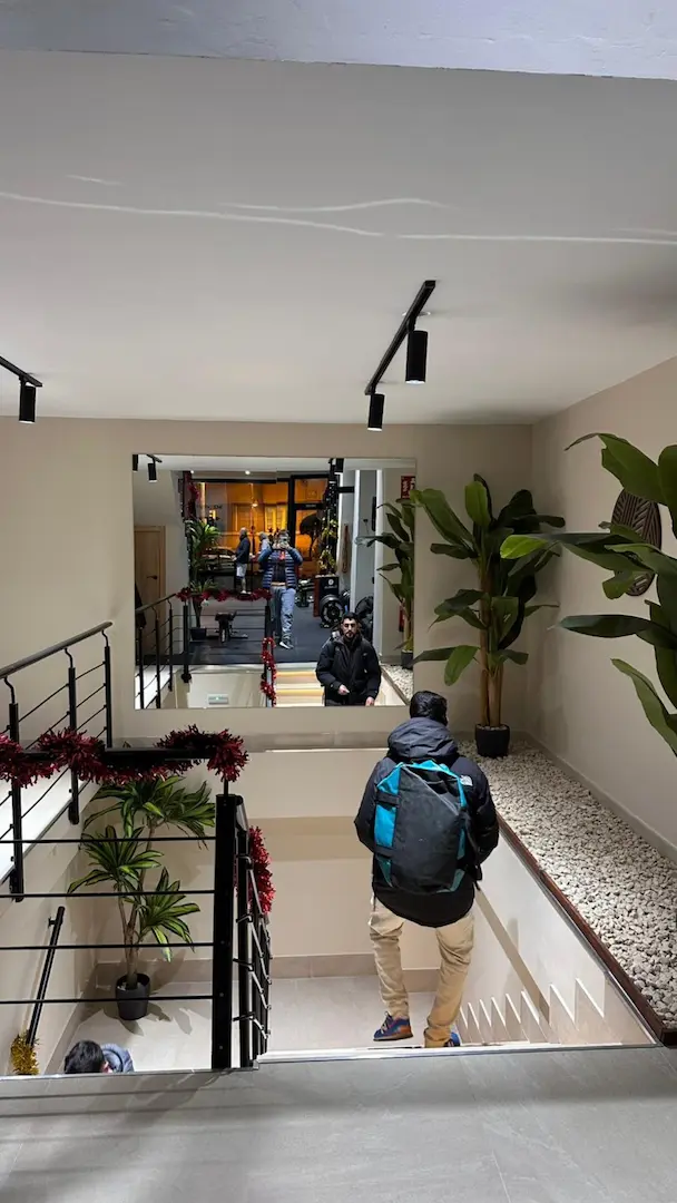 Vista del núcleo de circulación interior en Puerta del Carmen